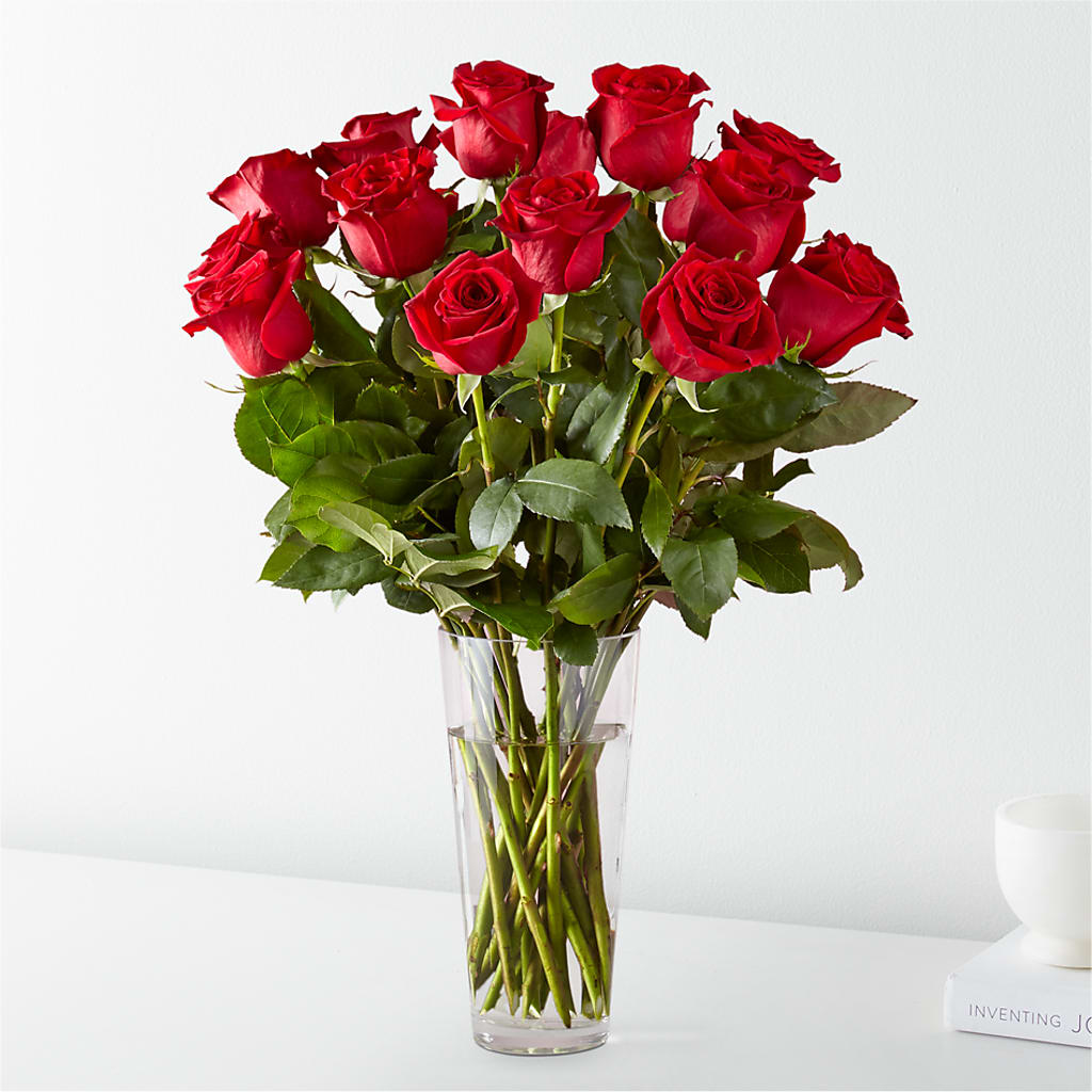 Long Stem Red Rose Bouquet – GORDILLO'S FLOWERS AND GIFTS LLC, Mishawaka IN