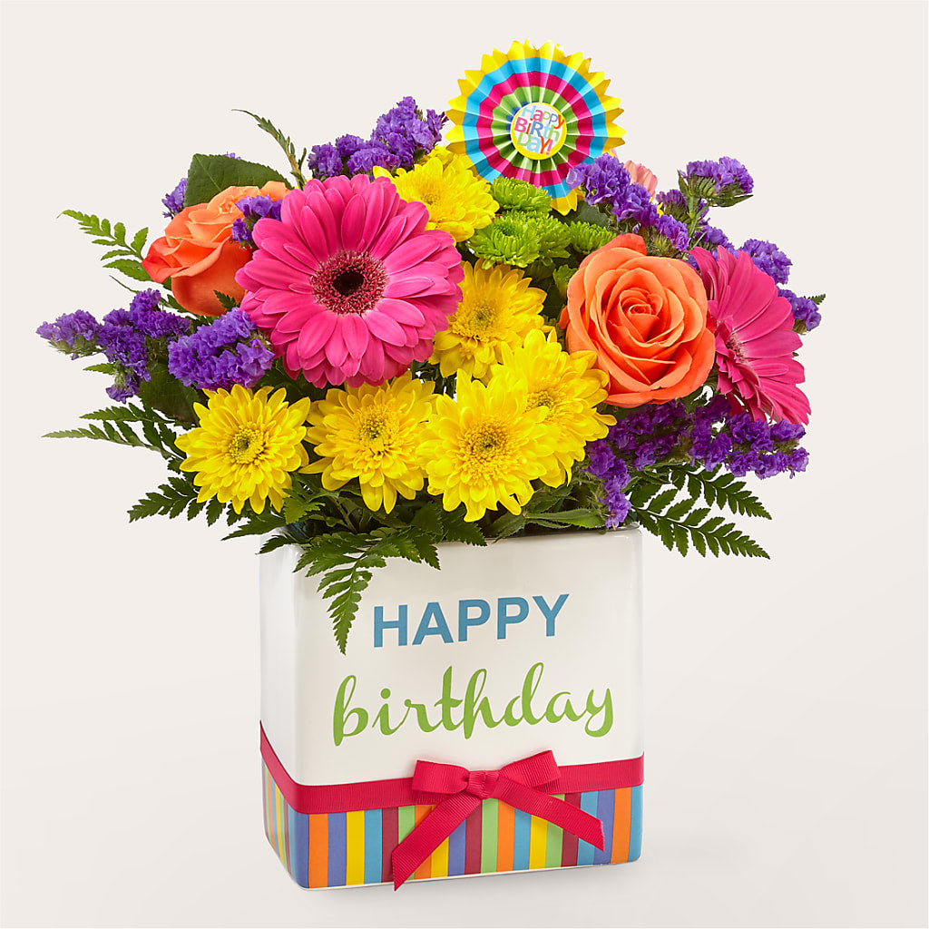 Birthday Brights Bouquet – GORDILLO'S FLOWERS AND GIFTS LLC, Mishawaka IN