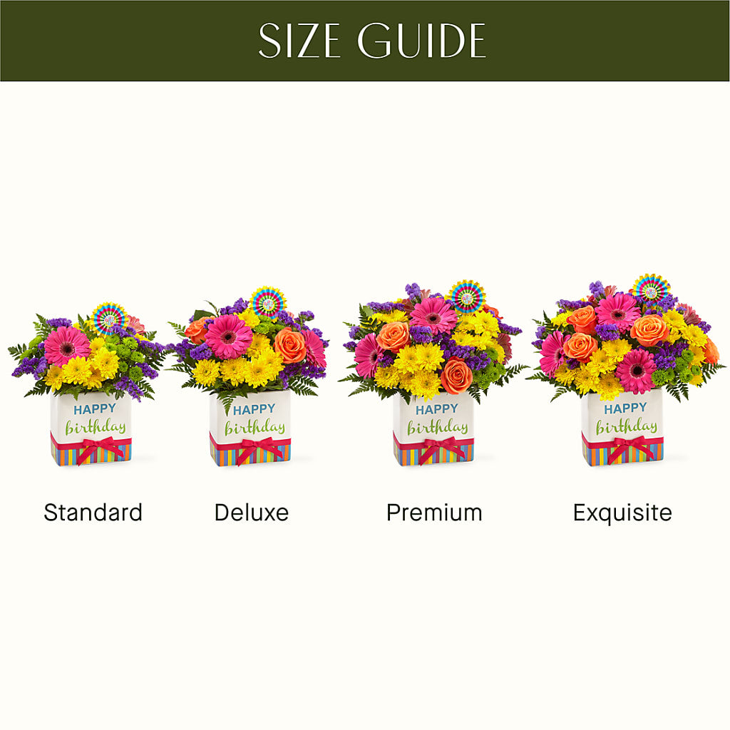 Birthday Brights Bouquet – GORDILLO'S FLOWERS AND GIFTS LLC, Mishawaka IN