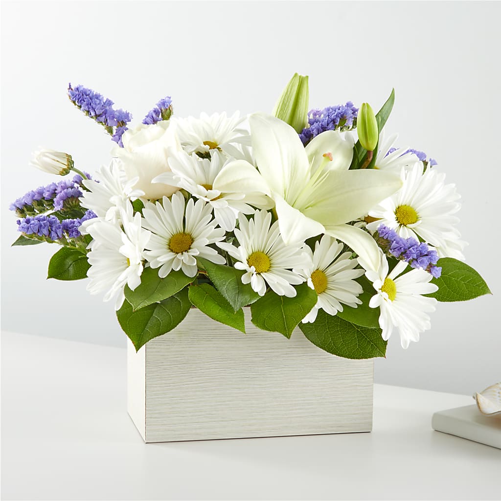 Beyond Blue Box Bouquet – GORDILLO'S FLOWERS AND GIFTS LLC, Mishawaka IN
