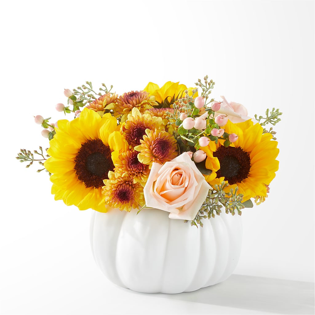 Pumpkin to Talk About Bouquet – GORDILLO'S FLOWERS AND GIFTS LLC, Mishawaka IN