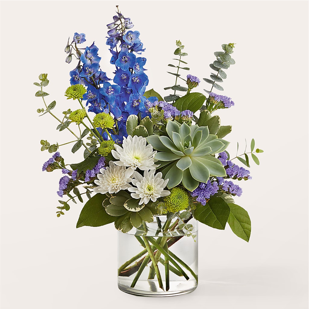 Cerulean Waves Bouquet – GORDILLO'S FLOWERS AND GIFTS LLC, Mishawaka IN