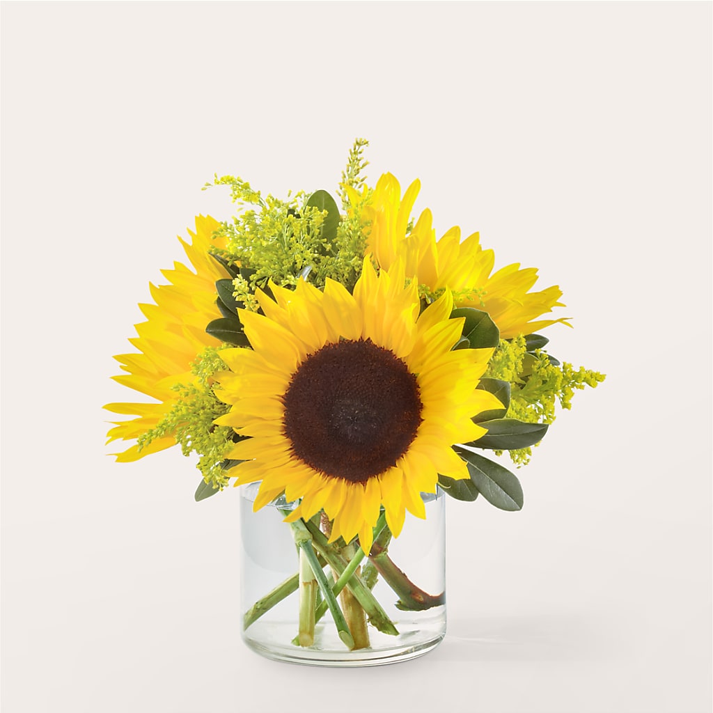 Beaming Sunflower Bouquet – GORDILLO'S FLOWERS AND GIFTS LLC, Mishawaka IN