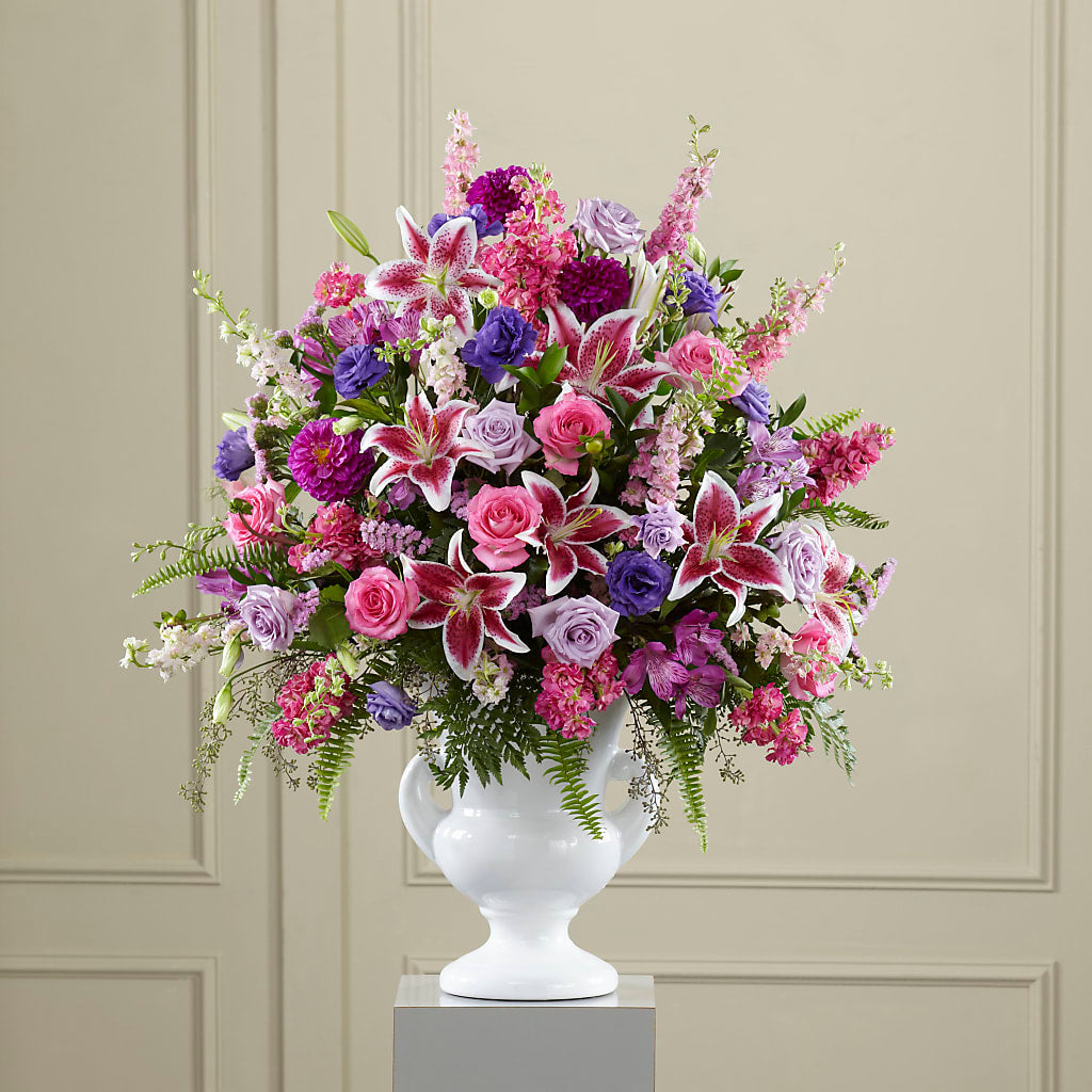 Peaceful Tribute Arrangement – GORDILLO'S FLOWERS AND GIFTS LLC, Mishawaka IN