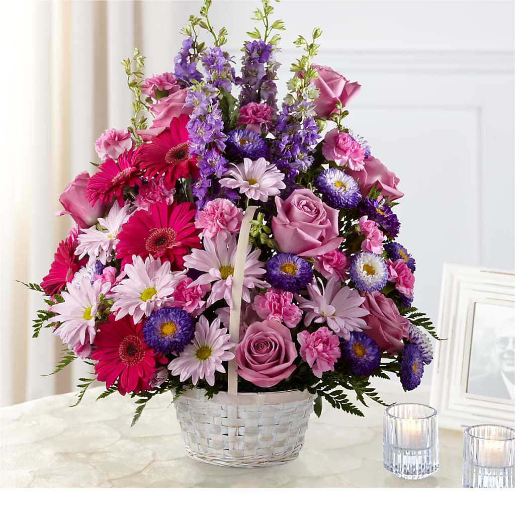 Pastel Peace Basket – GORDILLO'S FLOWERS AND GIFTS LLC, Mishawaka IN