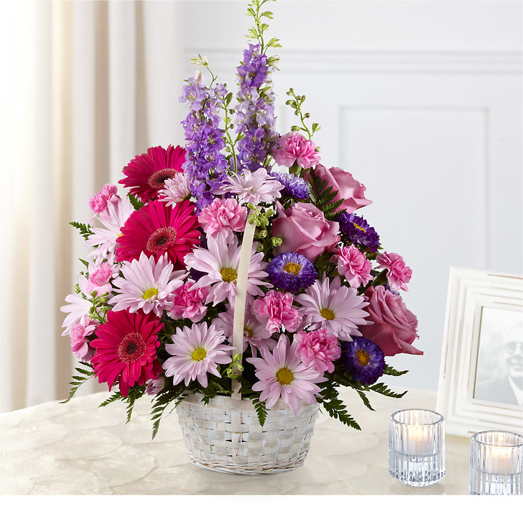 Pastel Peace Basket – GORDILLO'S FLOWERS AND GIFTS LLC, Mishawaka IN