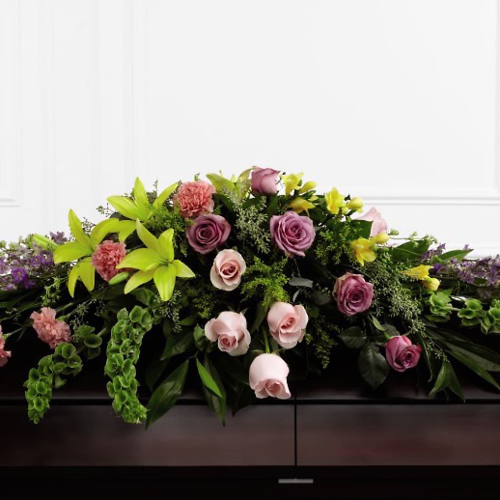 Forever Beloved Casket Spray – GORDILLO'S FLOWERS AND GIFTS LLC, Mishawaka IN