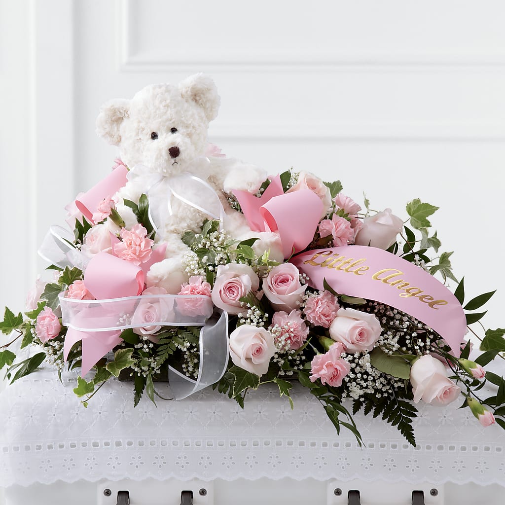 Touch of Sympathy Casket Spray – GORDILLO'S FLOWERS AND GIFTS LLC, Mishawaka IN
