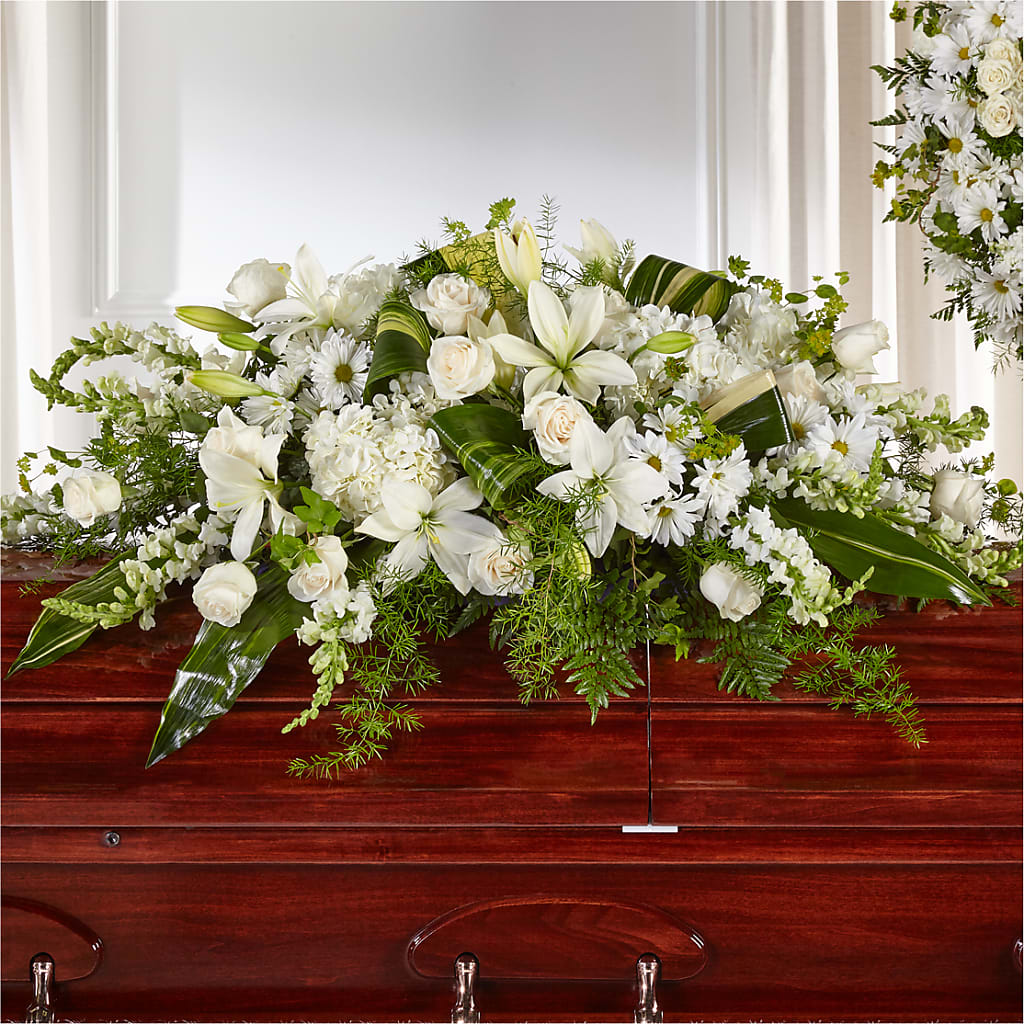 Abundance Casket Spray – GORDILLO'S FLOWERS AND GIFTS LLC, Mishawaka IN