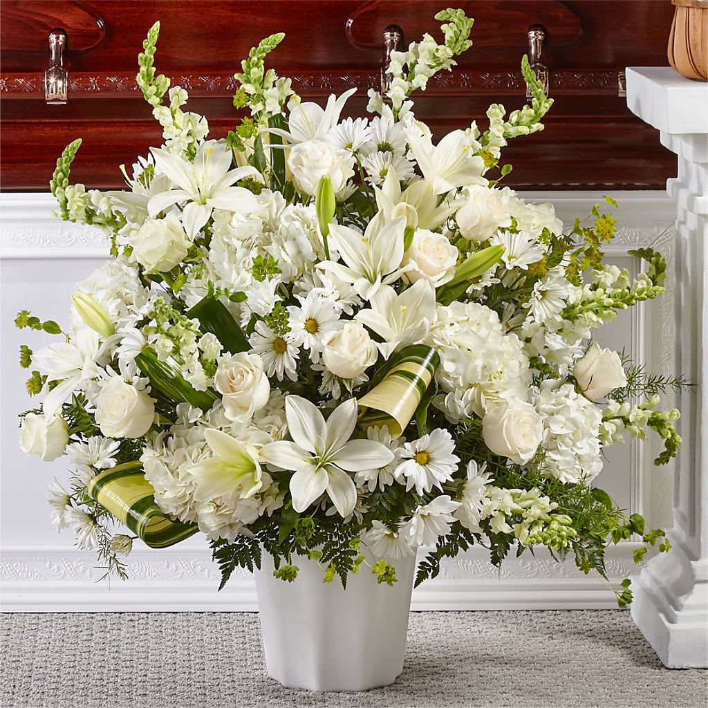 Thoughts of Tranquility Floor Basket – GORDILLO'S FLOWERS AND GIFTS LLC, Mishawaka IN