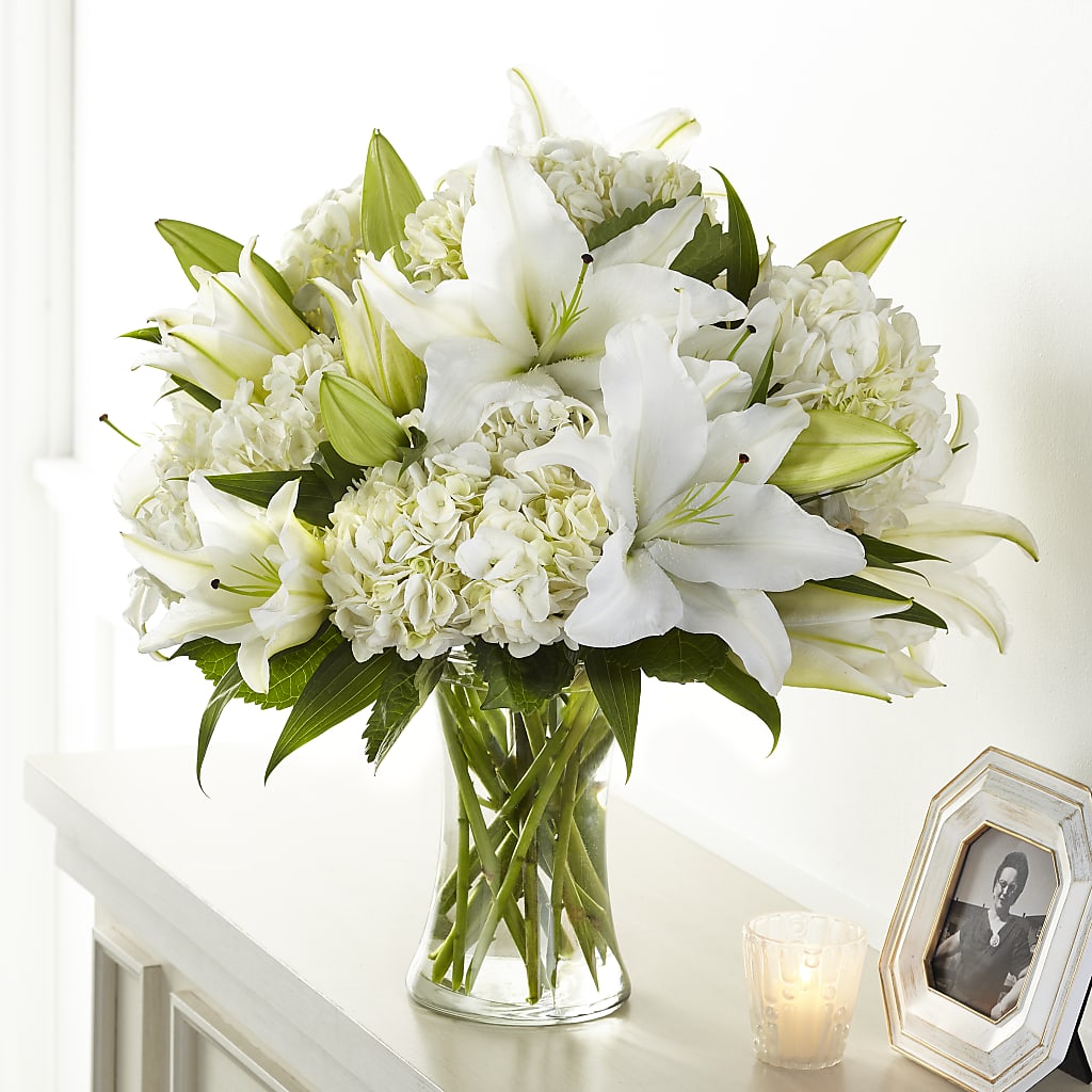 Compassionate Lily Bouquet – GORDILLO'S FLOWERS AND GIFTS LLC, Mishawaka IN