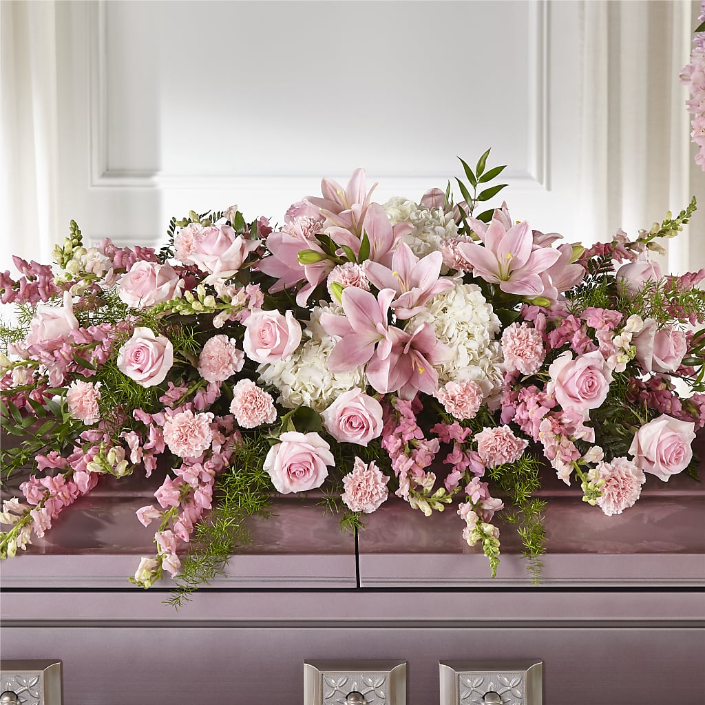 Life & Remembrance Casket Spray – GORDILLO'S FLOWERS AND GIFTS LLC, Mishawaka IN