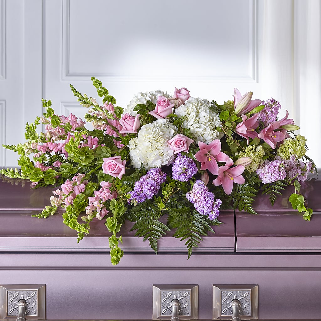 Life's Gratitude Casket Spray – GORDILLO'S FLOWERS AND GIFTS LLC, Mishawaka IN
