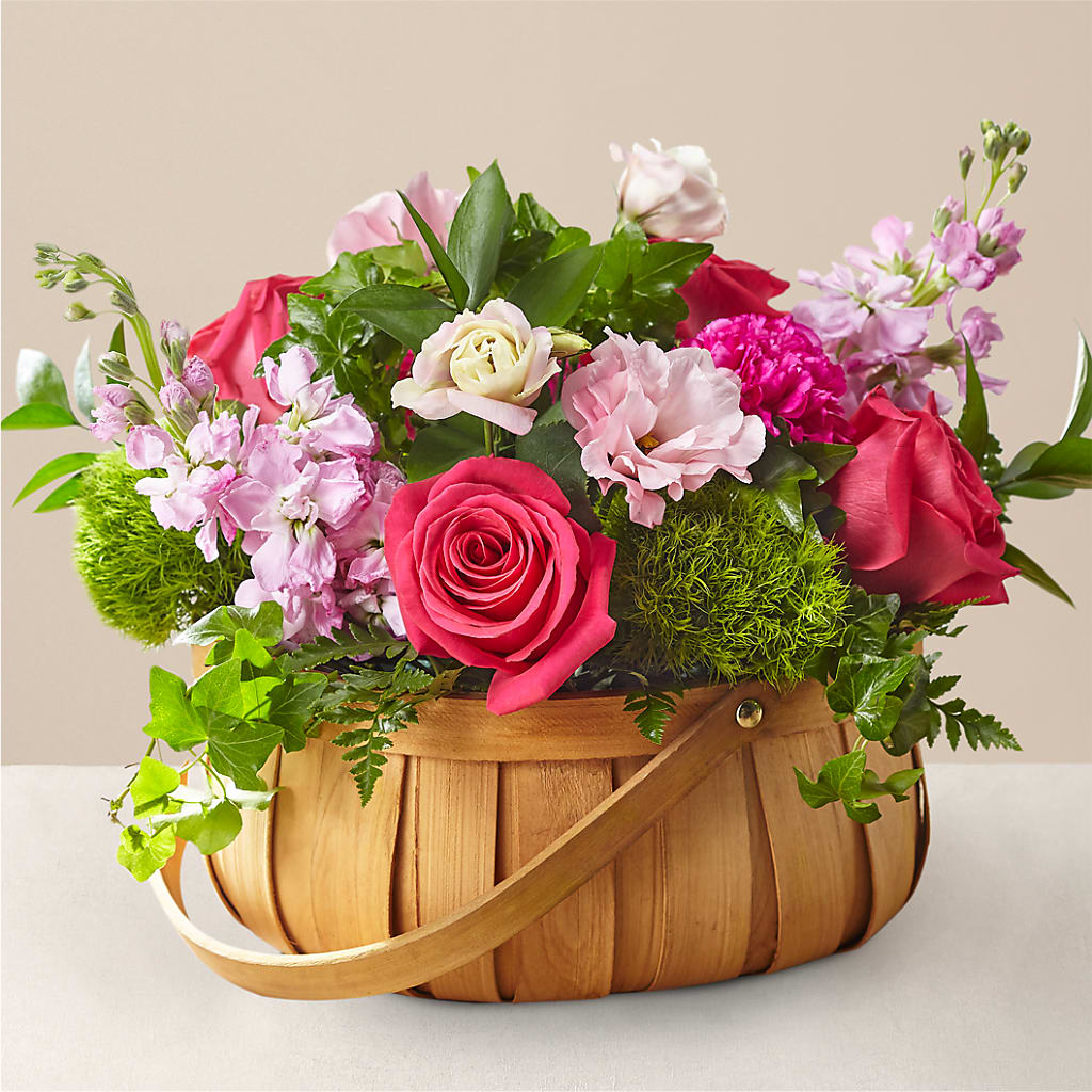 Radiance in Bloom Basket – GORDILLO'S FLOWERS AND GIFTS LLC, Mishawaka IN