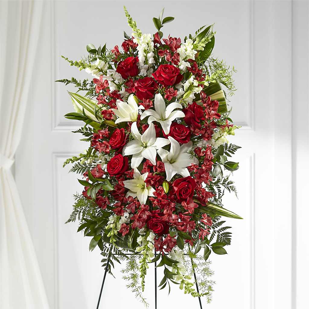 Everlasting Memory Standing Spray – GORDILLO'S FLOWERS AND GIFTS LLC, Mishawaka IN
