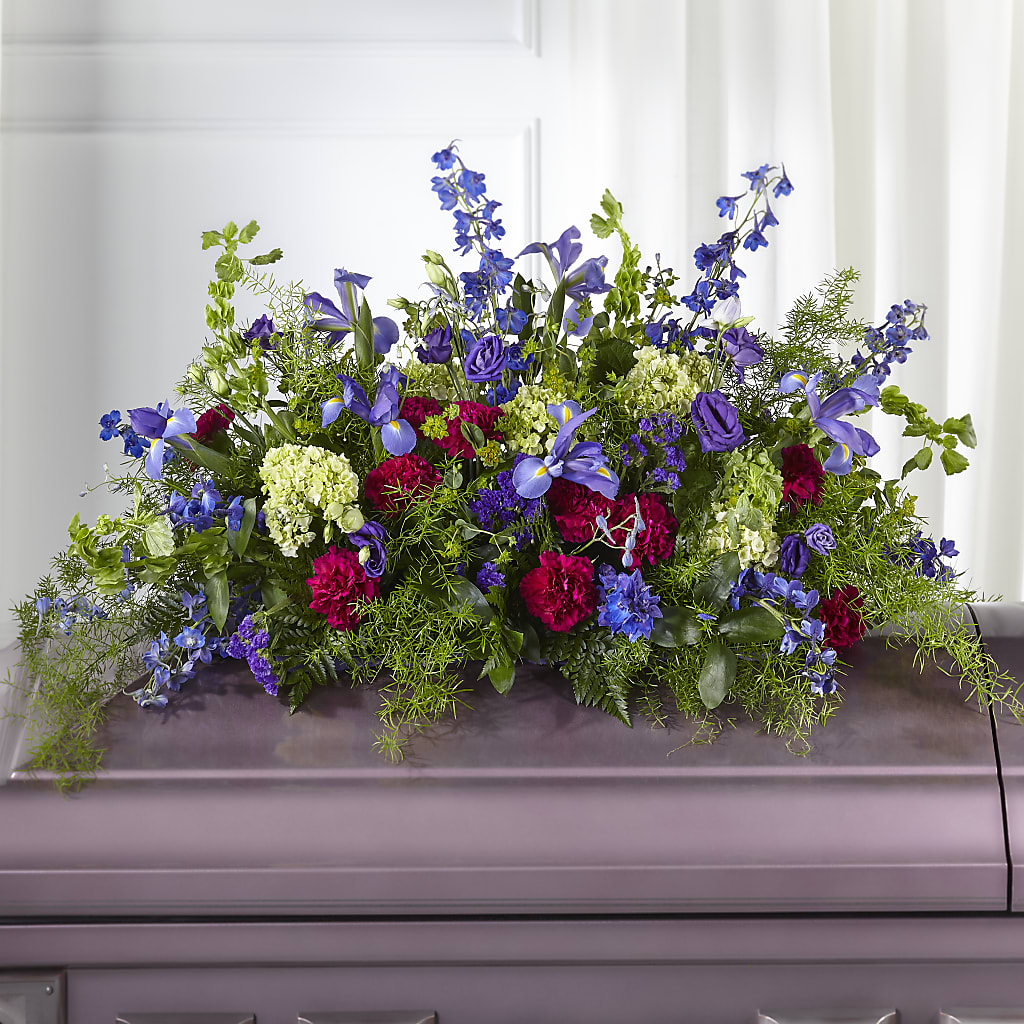 Always Treasured Casket Spray – GORDILLO'S FLOWERS AND GIFTS LLC, Mishawaka IN