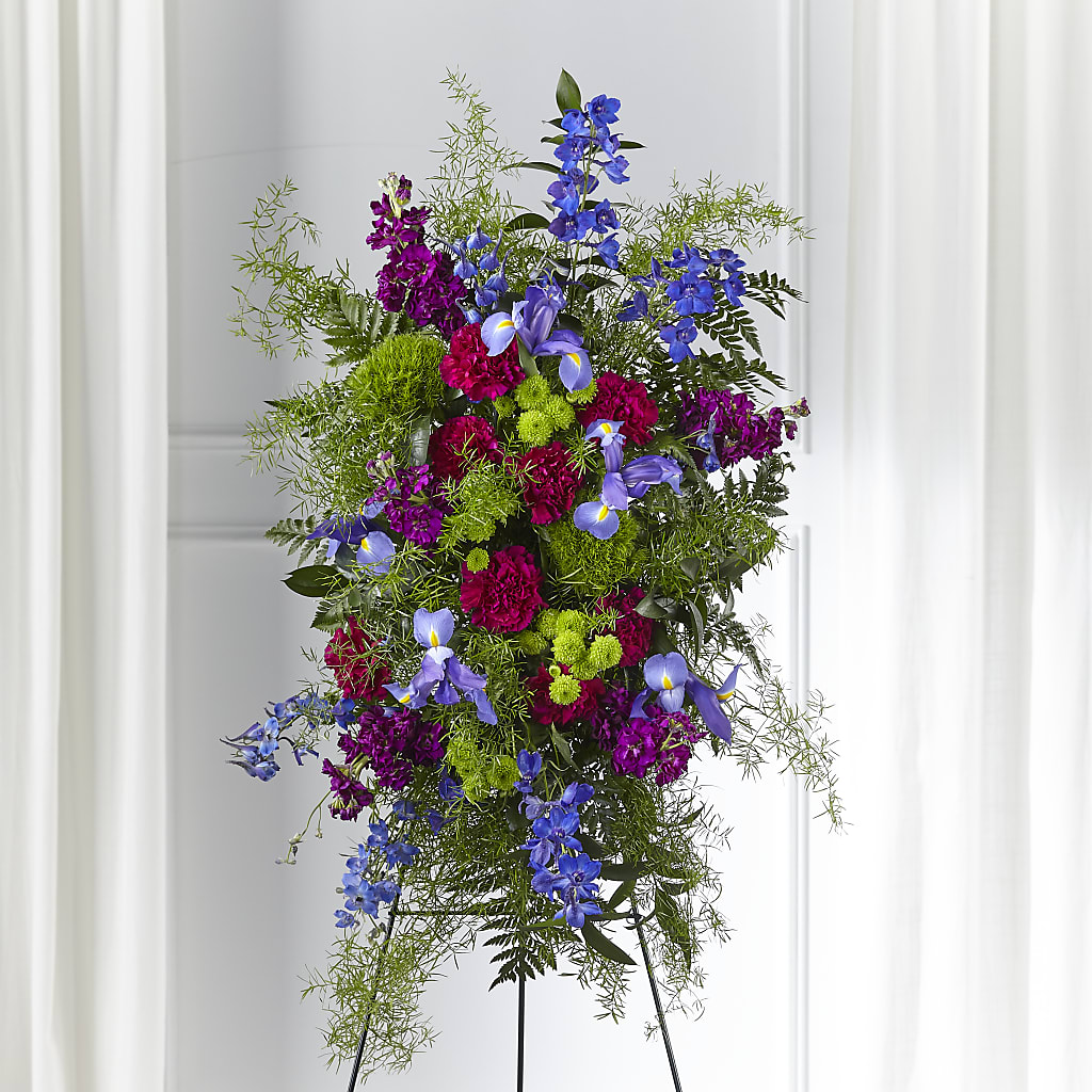 Heavenly Skies Standing Spray – GORDILLO'S FLOWERS AND GIFTS LLC, Mishawaka IN