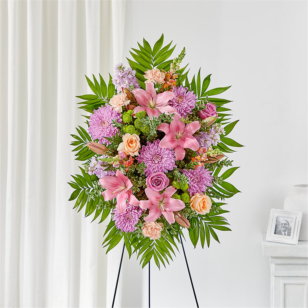 Love & Light Standing Spray – GORDILLO'S FLOWERS AND GIFTS LLC, Mishawaka IN