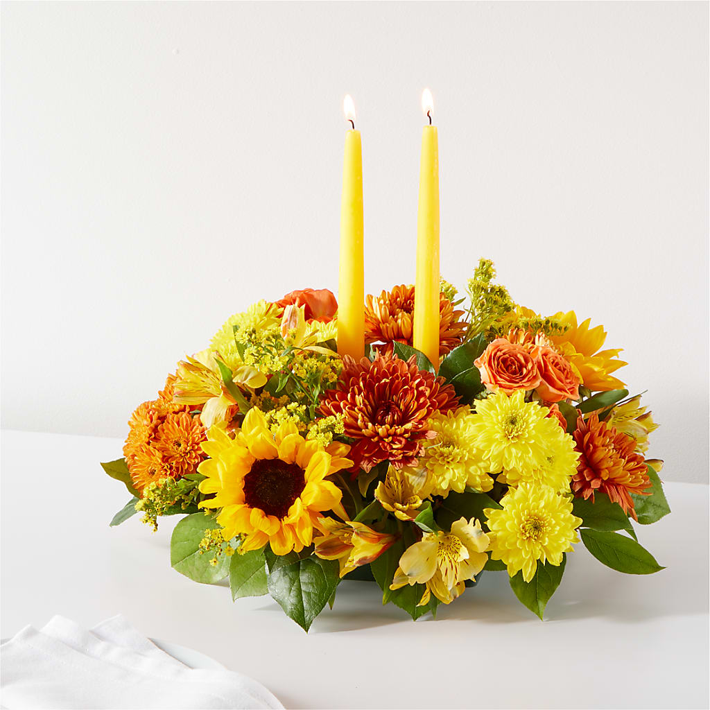 Autumn Harmony Centerpiece – GORDILLO'S FLOWERS AND GIFTS LLC, Mishawaka IN