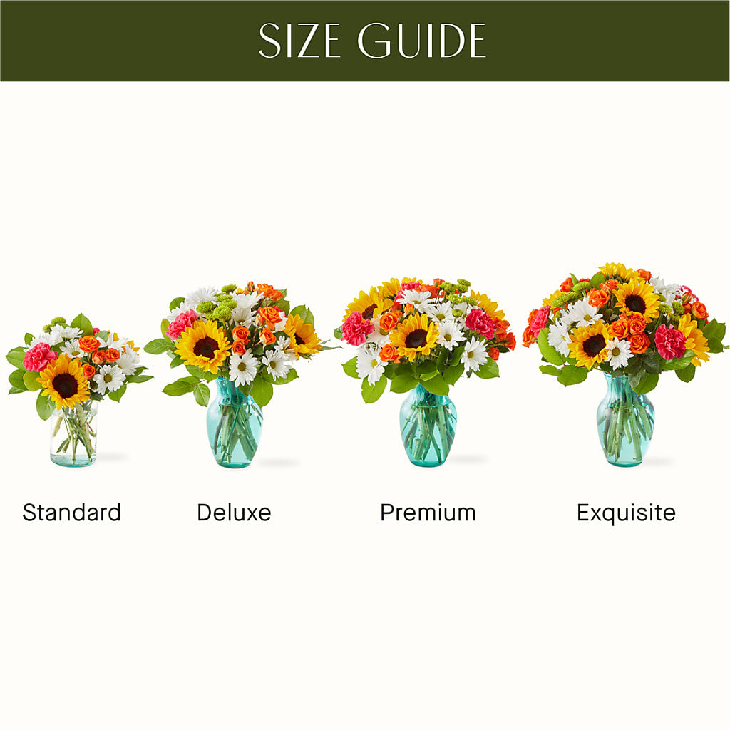 Sun-drenched Blooms Bouquet – GORDILLO'S FLOWERS AND GIFTS LLC, Mishawaka IN