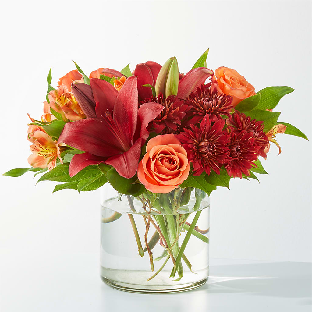 Crimson Leaves Bouquet – GORDILLO'S FLOWERS AND GIFTS LLC, Mishawaka IN
