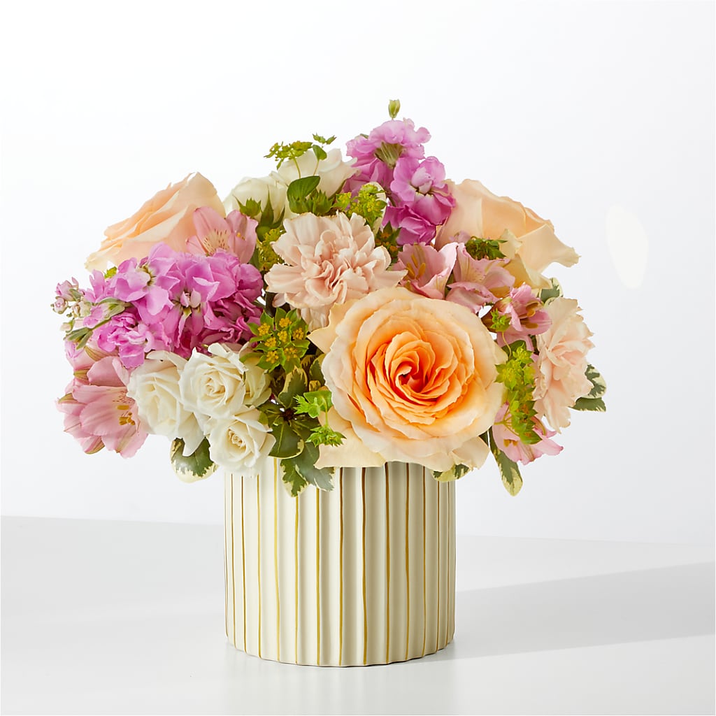 Paradise Bouquet with Ivory Vase – GORDILLO'S FLOWERS AND GIFTS LLC, Mishawaka IN