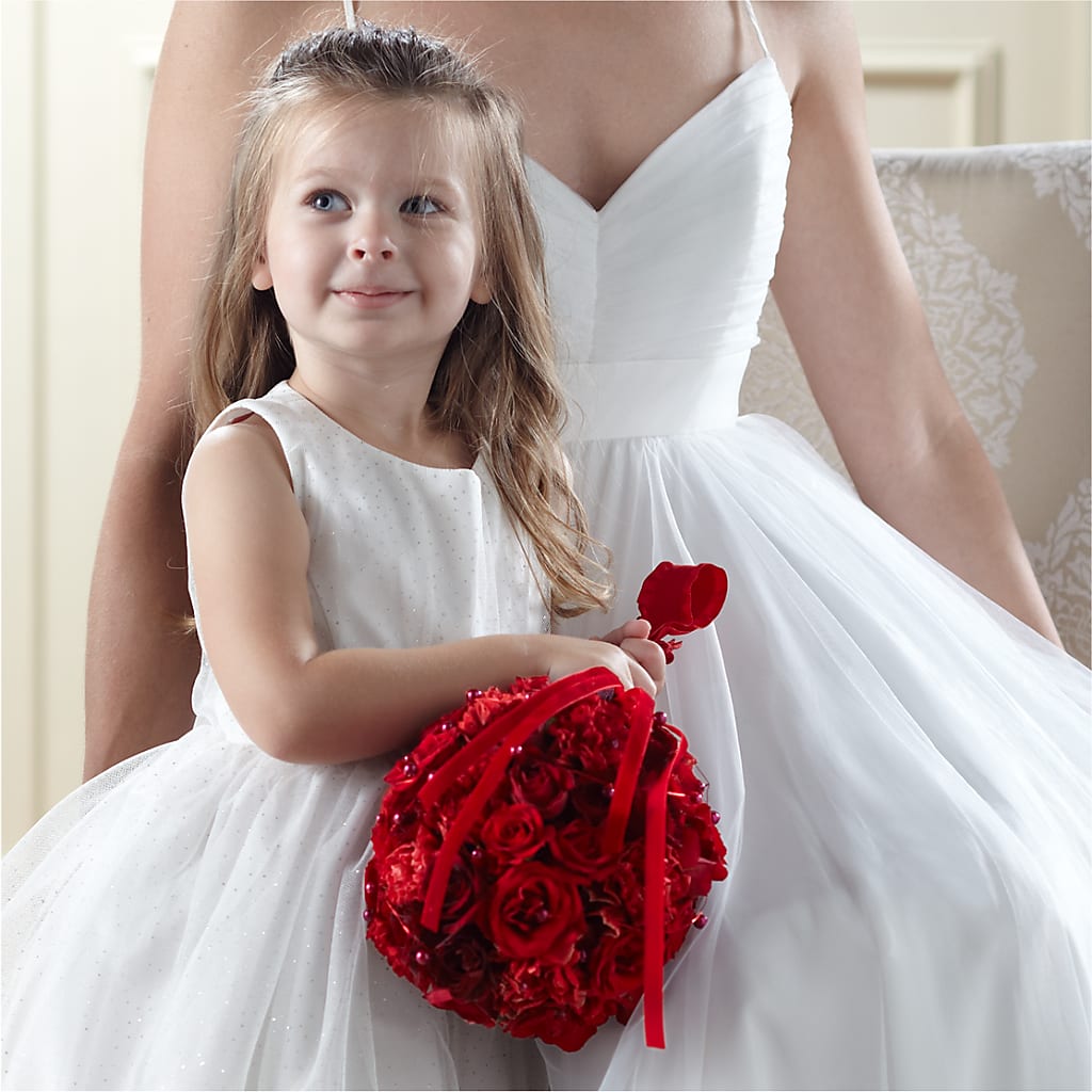 Pure at Heart Flower Girl Arrangement – GORDILLO'S FLOWERS AND GIFTS LLC, Mishawaka IN