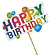 Happy Birthday Pick – GORDILLO'S FLOWERS AND GIFTS LLC, Mishawaka IN
