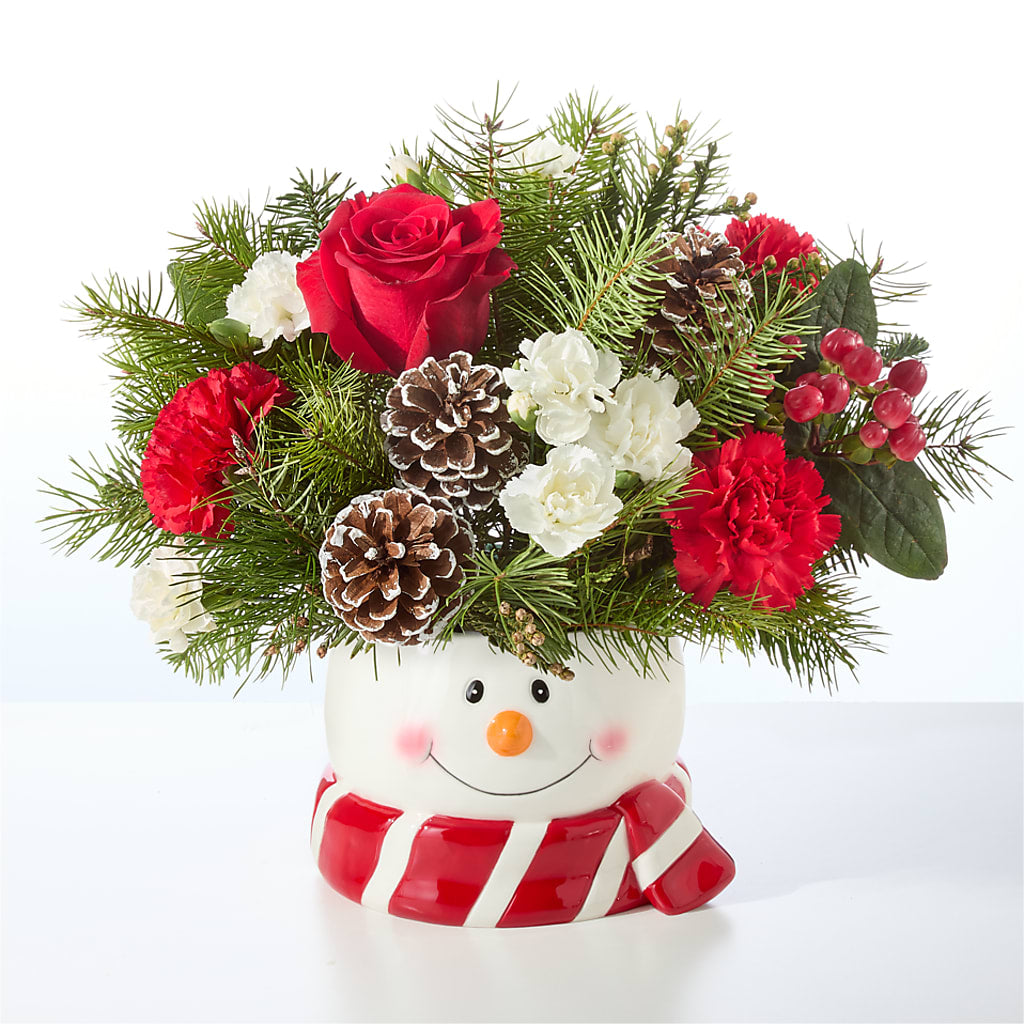 Jolly Snowman Bouquet – GORDILLO'S FLOWERS AND GIFTS LLC, Mishawaka IN