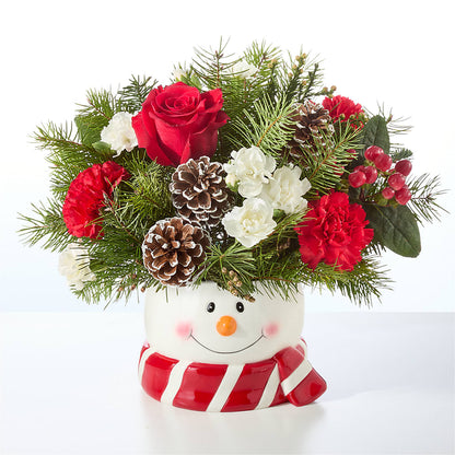 Jolly Snowman Bouquet – GORDILLO'S FLOWERS AND GIFTS LLC, Mishawaka IN