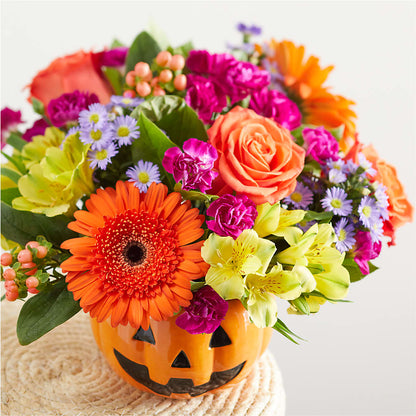 Tricks & Treats Pumpkin – GORDILLO'S FLOWERS AND GIFTS LLC, Mishawaka IN