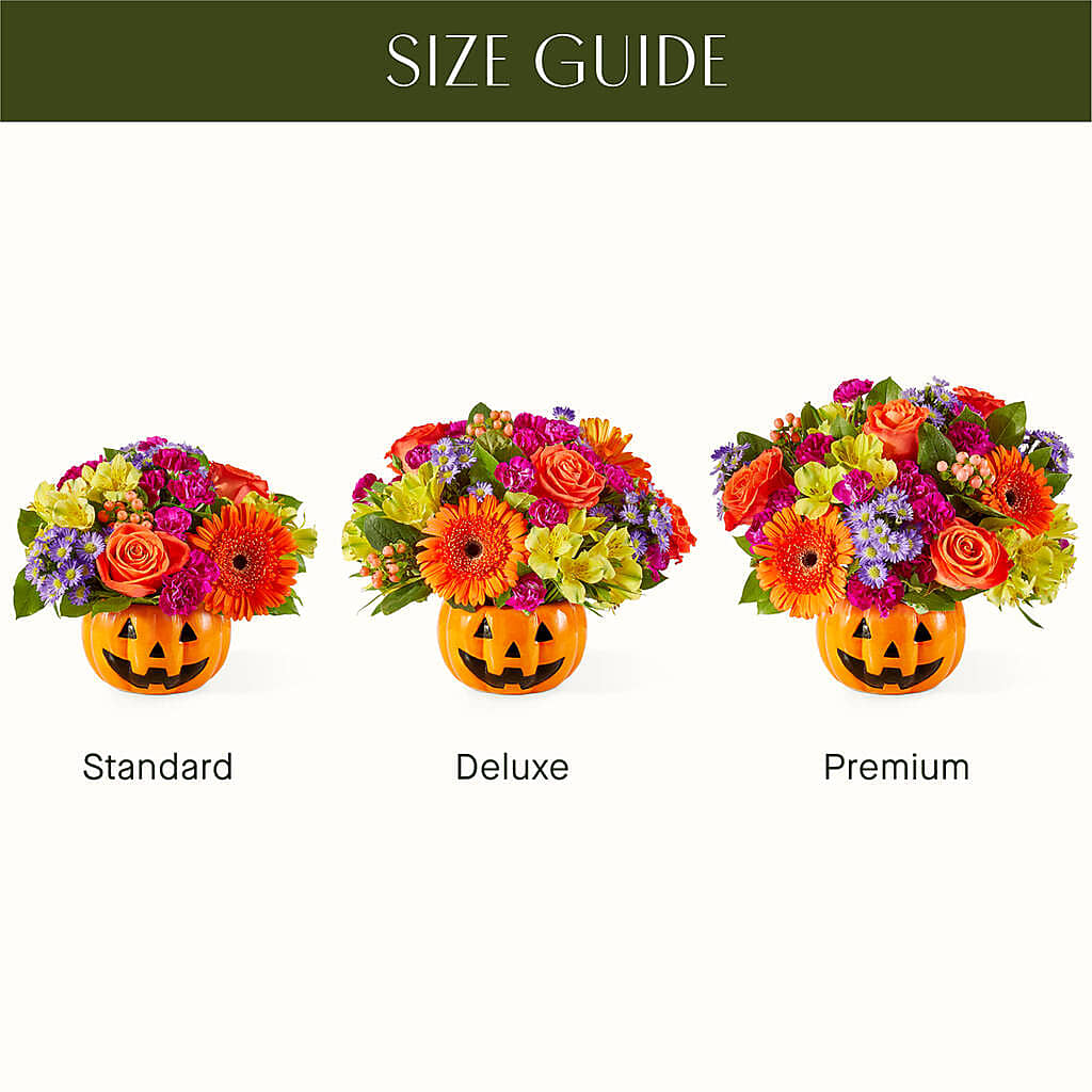 Tricks & Treats Pumpkin – GORDILLO'S FLOWERS AND GIFTS LLC, Mishawaka IN
