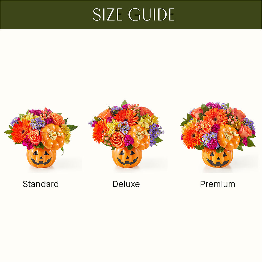 Tricks & Treats Pumpkin – GORDILLO'S FLOWERS AND GIFTS LLC, Mishawaka IN
