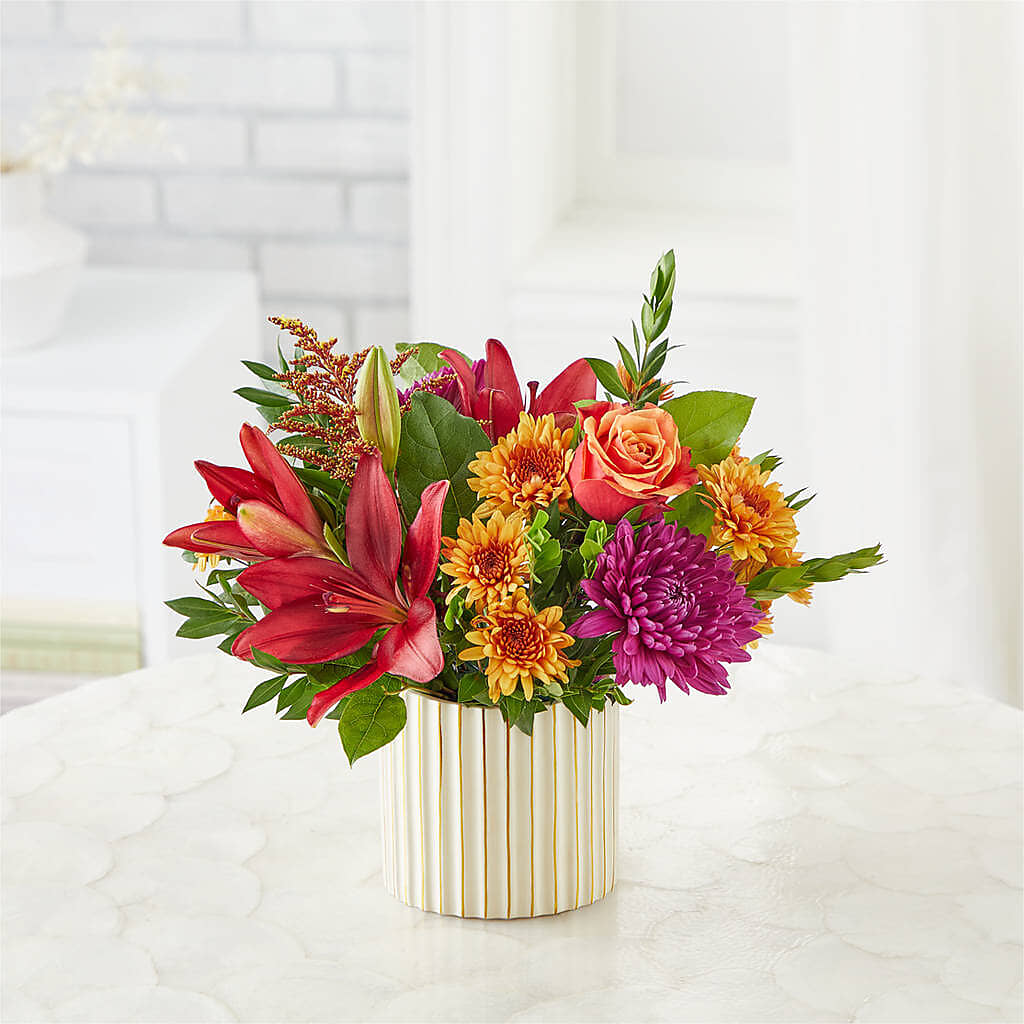 Burgundy Landscape Bouquet – GORDILLO'S FLOWERS AND GIFTS LLC, Mishawaka IN