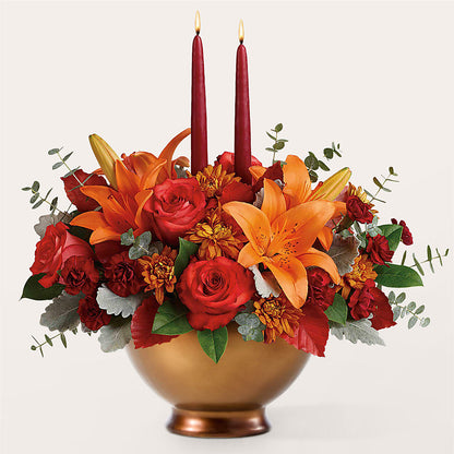 Fruits of Fall Centerpiece – GORDILLO'S FLOWERS AND GIFTS LLC, Mishawaka IN