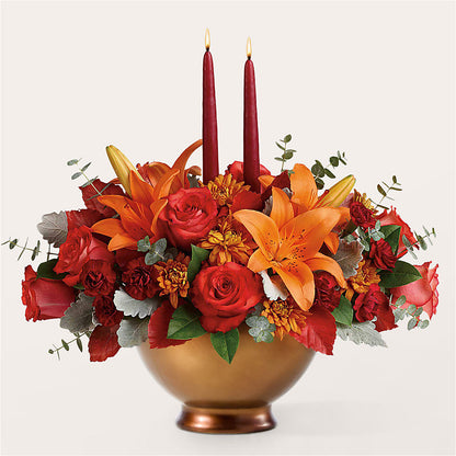 Fruits of Fall Centerpiece – GORDILLO'S FLOWERS AND GIFTS LLC, Mishawaka IN