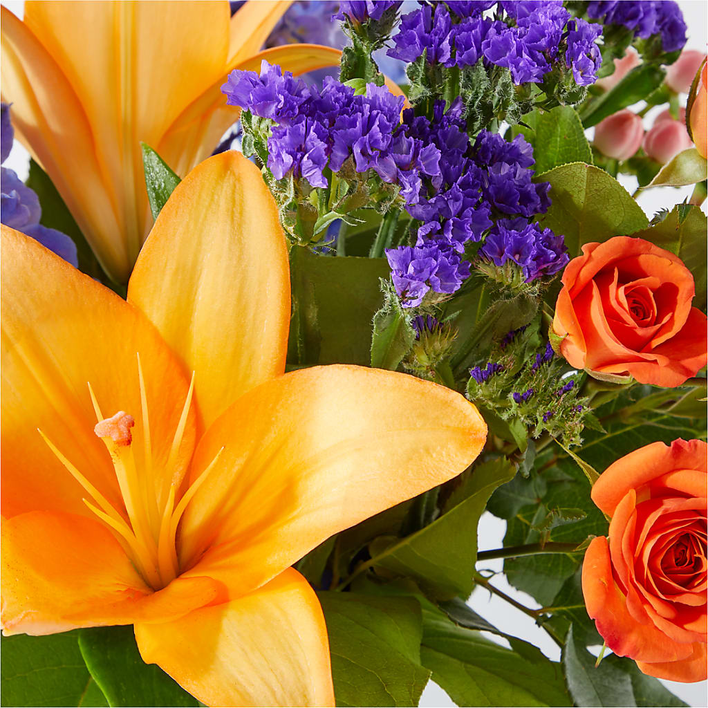 Radiant Citrus Bouquet – GORDILLO'S FLOWERS AND GIFTS LLC, Mishawaka IN