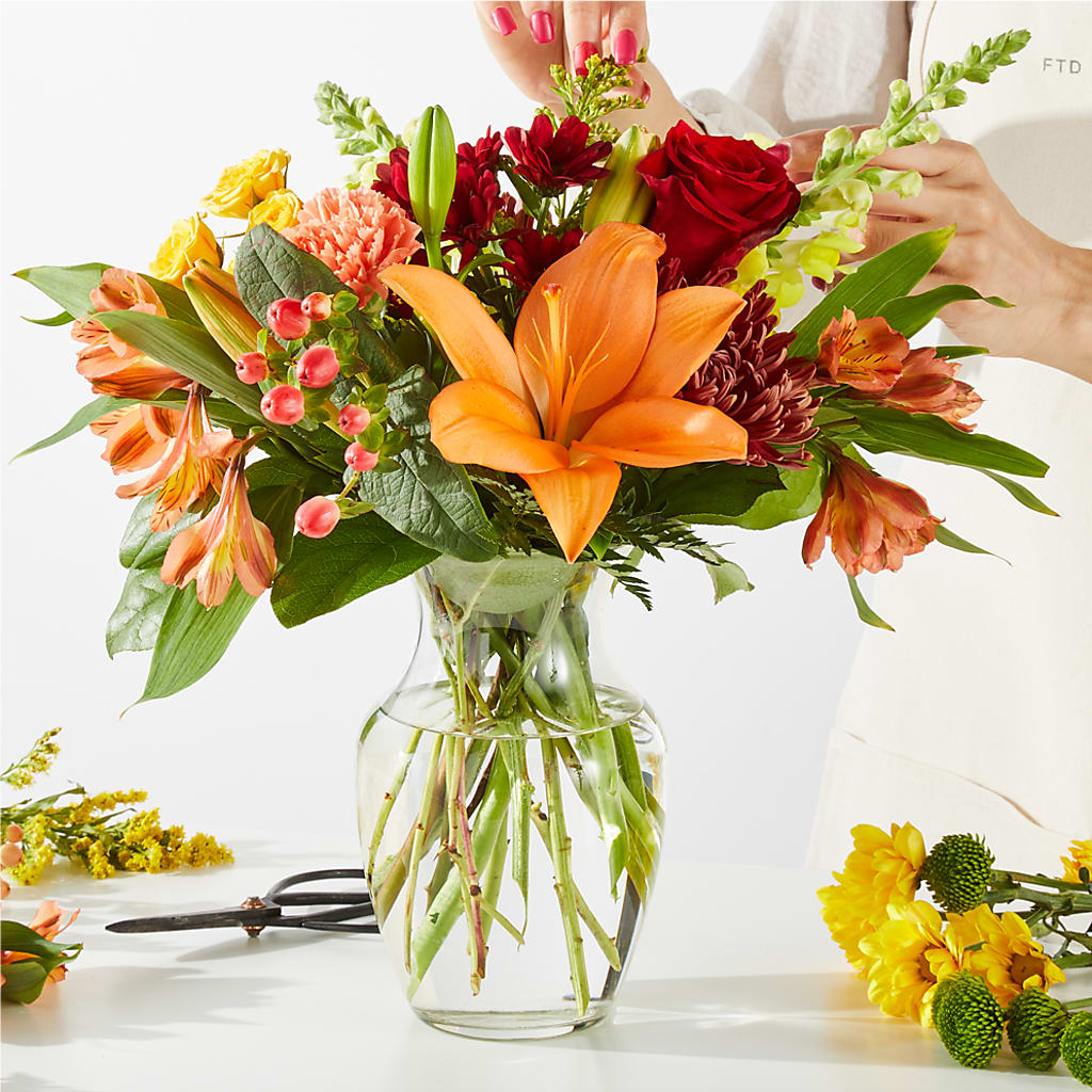 Fall Delight – A Florist Original – GORDILLO'S FLOWERS AND GIFTS LLC, Mishawaka IN