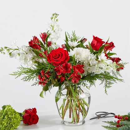 Merry Moment Bouquet – A Florist Original – GORDILLO'S FLOWERS AND GIFTS LLC, Mishawaka IN
