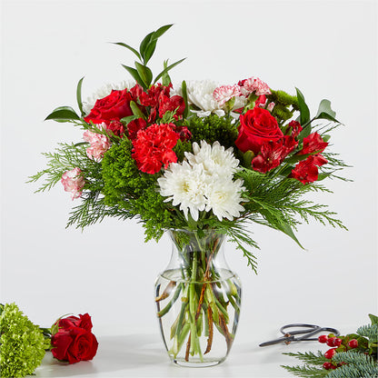 Merry Moment Bouquet – A Florist Original – GORDILLO'S FLOWERS AND GIFTS LLC, Mishawaka IN