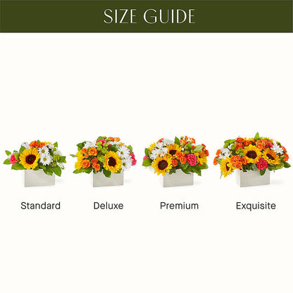Sun-drenched Blooms Box Bouquet – GORDILLO'S FLOWERS AND GIFTS LLC, Mishawaka IN