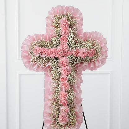 Angel's Cross Easel – GORDILLO'S FLOWERS AND GIFTS LLC, Mishawaka IN