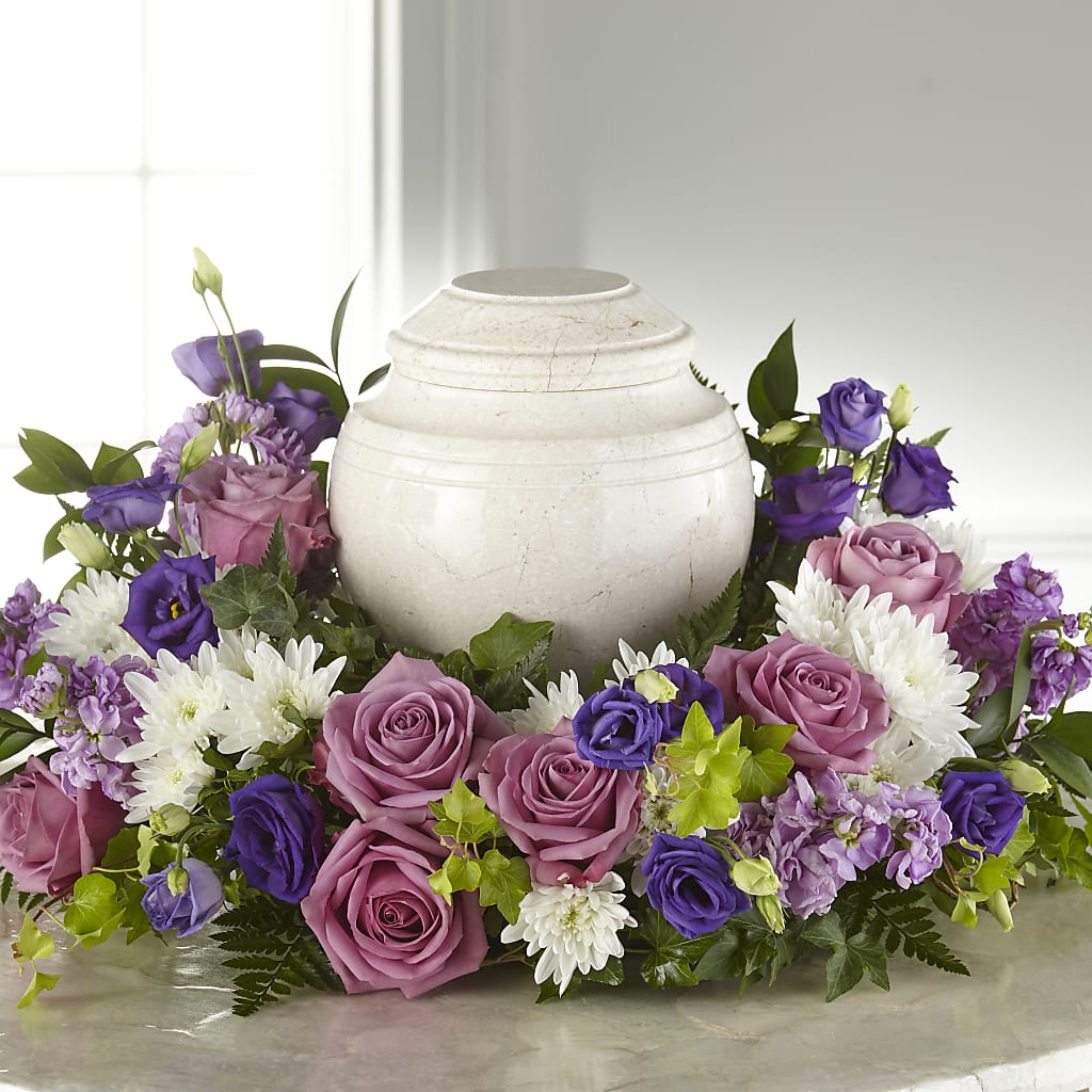 Blooming Sympathy Cremation Adornment – GORDILLO'S FLOWERS AND GIFTS LLC, Mishawaka IN