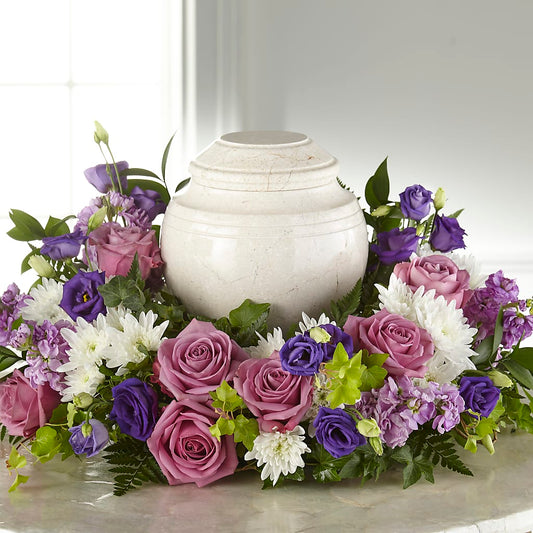 Blooming Sympathy Cremation Adornment – GORDILLO'S FLOWERS AND GIFTS LLC, Mishawaka IN