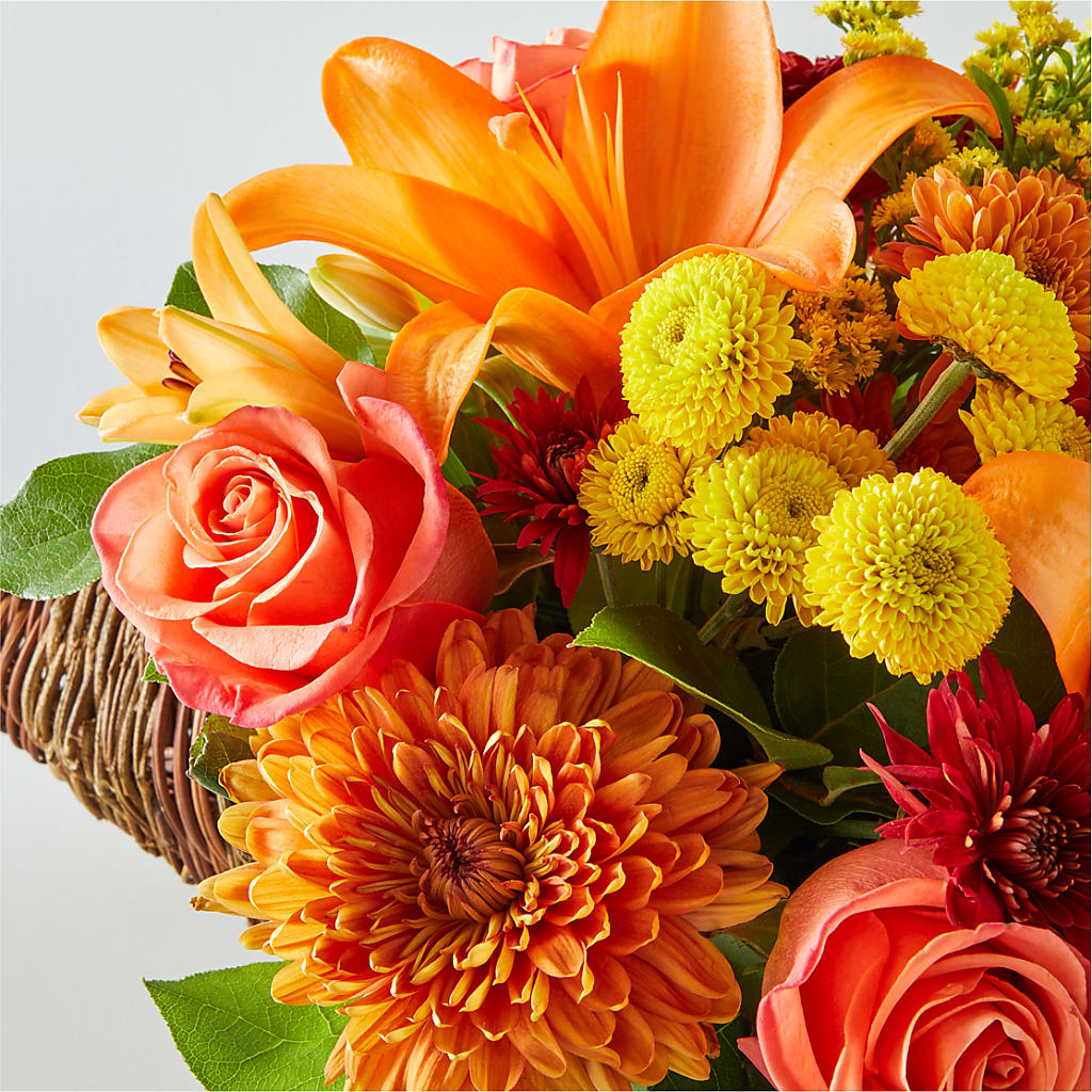 Bouquet of Blessings Cornucopia – GORDILLO'S FLOWERS AND GIFTS LLC, Mishawaka IN