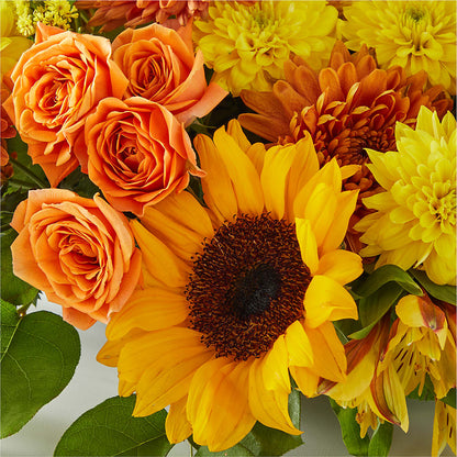 Autumn Harmony Centerpiece – GORDILLO'S FLOWERS AND GIFTS LLC, Mishawaka IN