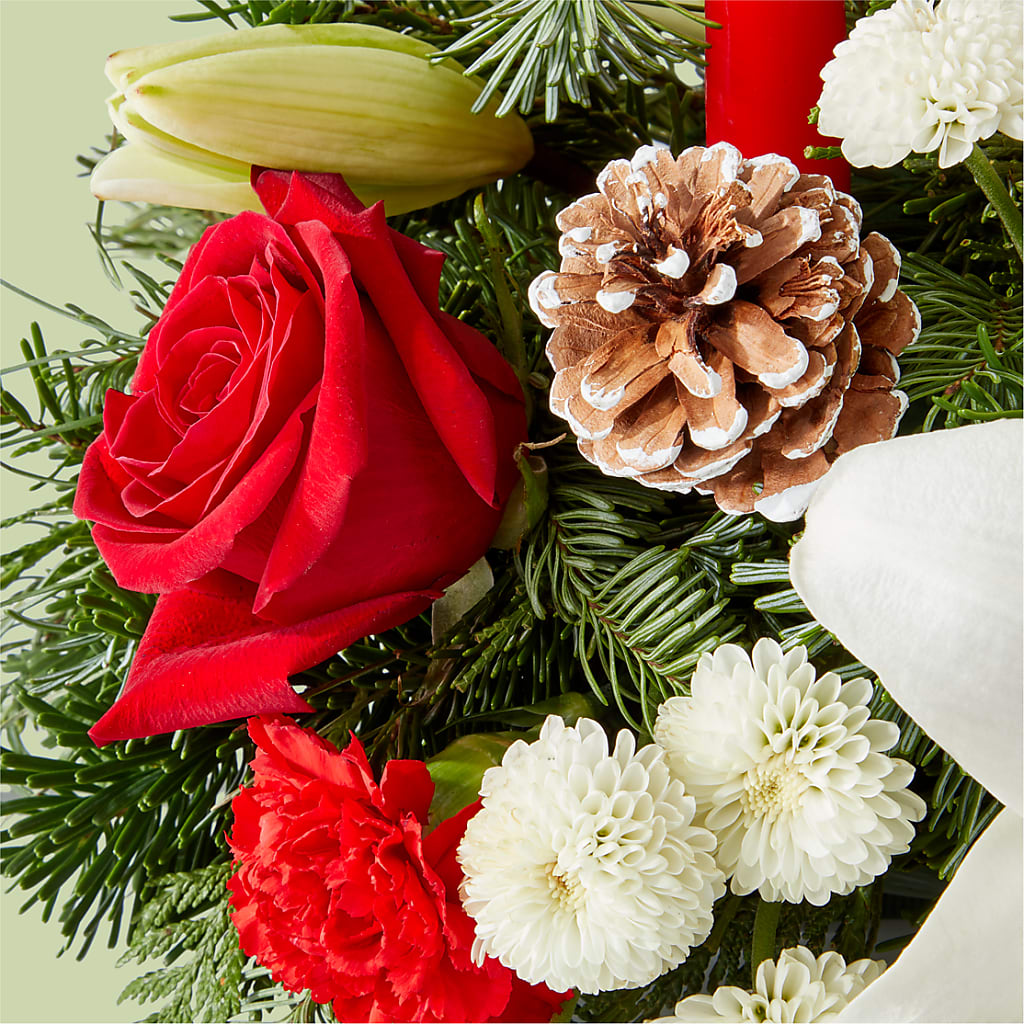 Seasonal Festivities Centerpiece – GORDILLO'S FLOWERS AND GIFTS LLC, Mishawaka IN