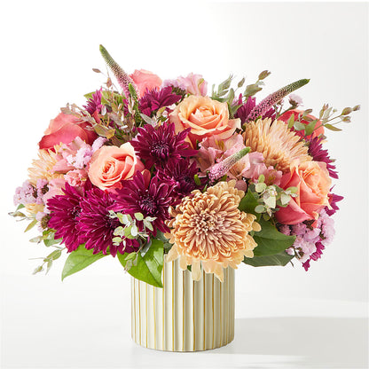 Berry Cobbler Bouquet with Ivory Vase – GORDILLO'S FLOWERS AND GIFTS LLC, Mishawaka IN