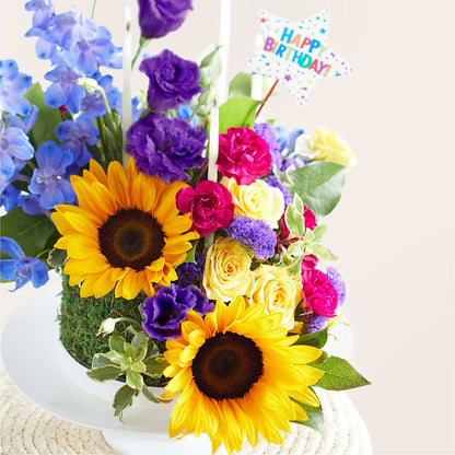 Star of the Day Floral Cake – GORDILLO'S FLOWERS AND GIFTS LLC, Mishawaka IN