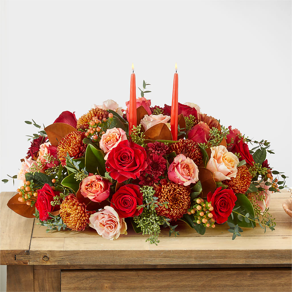 Gather Near Centerpiece – GORDILLO'S FLOWERS AND GIFTS LLC, Mishawaka IN